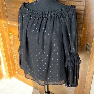 Bebe Off the Shoulder Top Size L